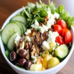 15-minute Greek Bowls (Gluten-free, Keto, Primal, GAPS, Low-carb) First Image First Image