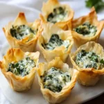 Spinach & Artichoke “Ornament” Phyllo Cups First Image First Image