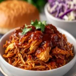 Crockpot BBQ Pulled Chicken First Image First Image