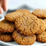 Almond Flour Ginger Molasses Cookies First Image First Image