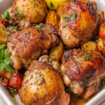 Baked Lebanese Chicken Thighs with Lemon and Seven-Spice Recipe First Image First Image