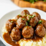 Saucy Crock Pot Mississippi Meatballs Recipe First Image First Image