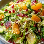 Zesty Shredded Citrus Brussels Sprouts Salad Recipe First Image First Image