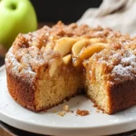 Spiced Apple Coffee Cake with Cider Glaze First Image First Image