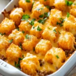 Cheesy Tater Tot Casserole First Image First Image