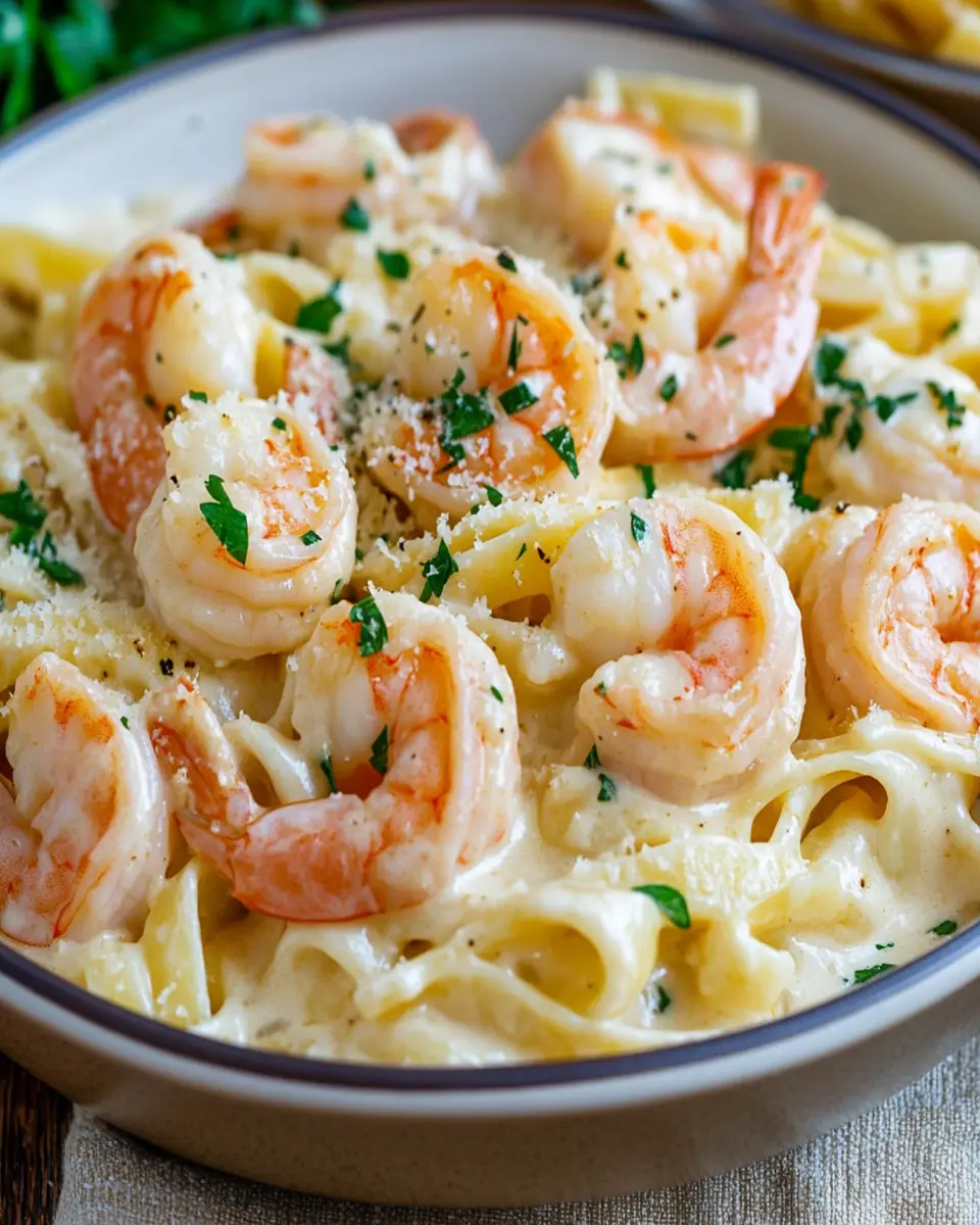 Garlic Shrimp Alfredo Bake First Image First Image