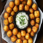 Truffle Tater Tots with Garlic Herb Aioli First Image First Image