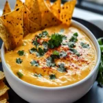Homemade Nacho Cheese Dip First Image First Image
