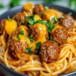 Cheddar BBQ Ranch Meatball Pasta First Image First Image