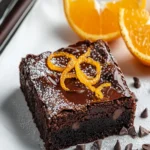 Decadent Chocolate Orange Ganache Brownie First Image First Image