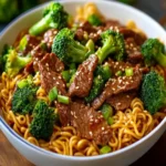 Beef and Broccoli Ramen Stir Fry First Image First Image