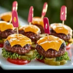 Mini Beef Cheeseburgers First Image First Image