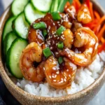 Honey Garlic Shrimp Bowls-Easy & Delicious Meal First Image First Image
