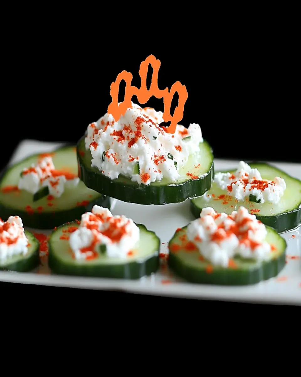 Quick & Easy Spicy Cucumber Cottage Cheese Bites First Image First Image